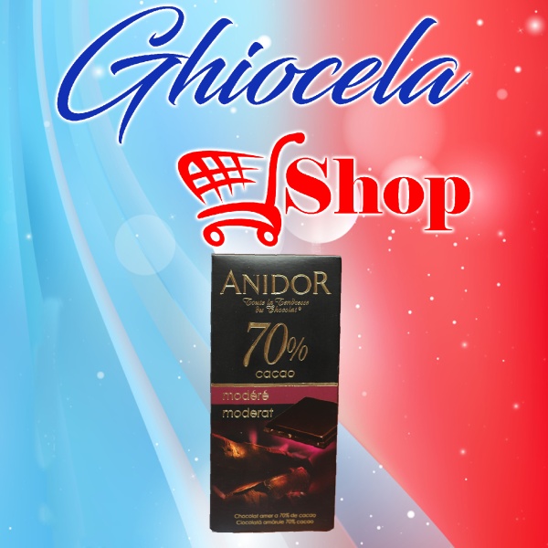 Ciocolată Anidor- 85g- Ciocolată amăruie 70% cacao