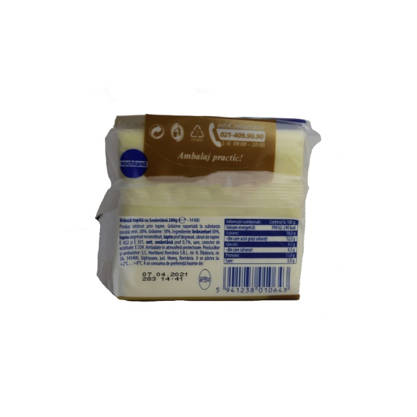 Hochland-Brânză Topită Cu Smântână 14 Felii-280G - imagine 2