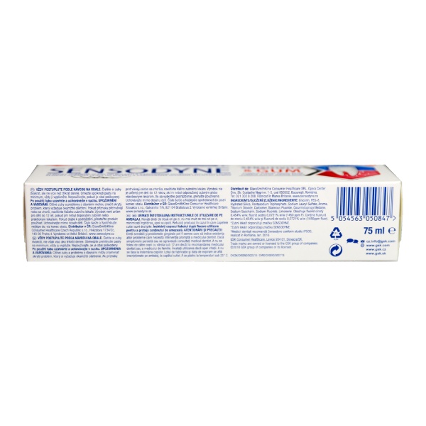 Pastă de dinți-75 ml-Sensodyne Sensitivity & Gum - imagine 2