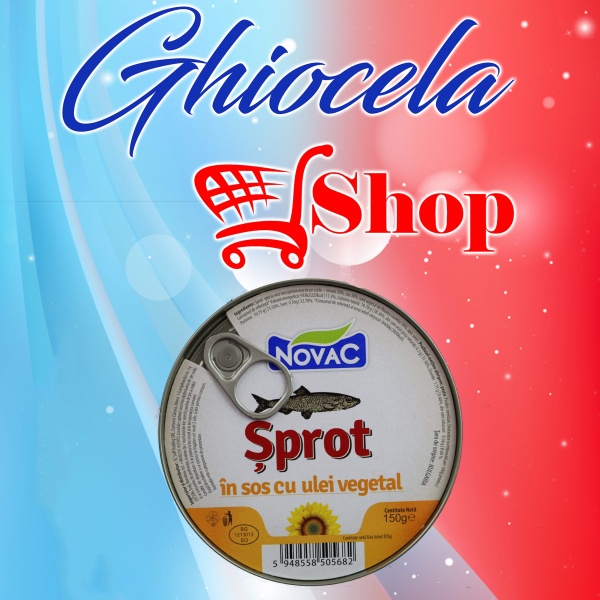 Sprot În Ulei Vegetal-Novac-150G