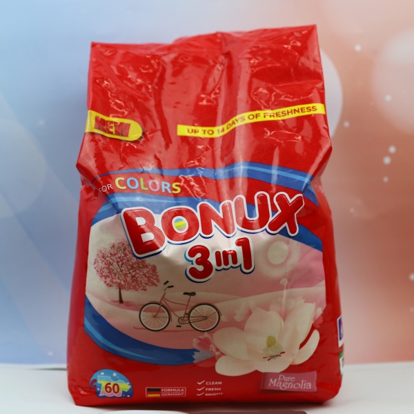 Bonux 3 in 1-New For Colors-6KG 60 De Spălări - imagine 2