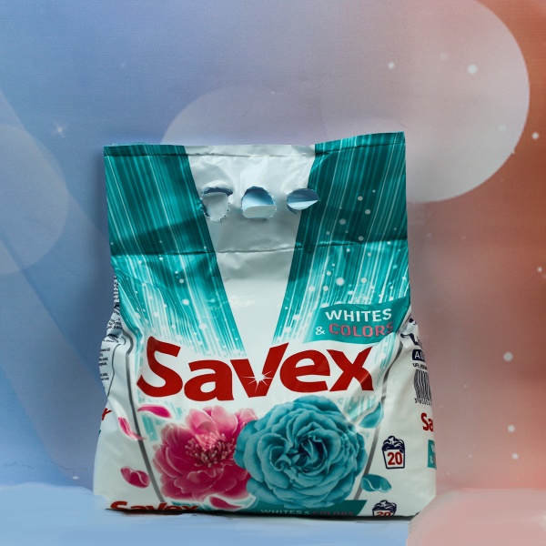 Savex-Rufe Albe Și Colorate-2Kg 20 De Spălări - imagine 2