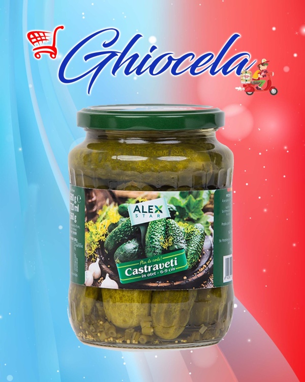 Castraveti in otet Alex Star 680 gr