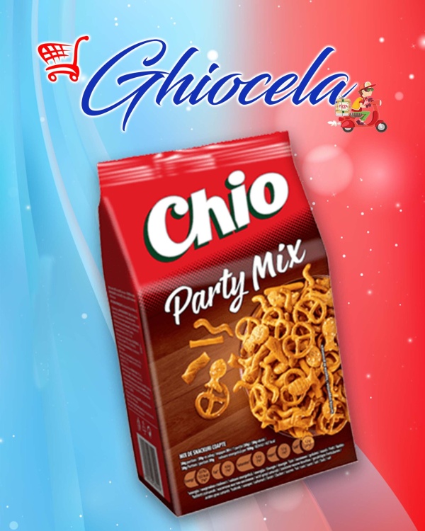 Snacks Chio Party Mix covrigei si biscuiti, 200 g.