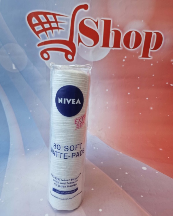 Nivea Dischete demachiante extra Soft, 80 buc.