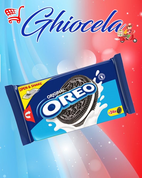 BISCUITI OREO CU CREMĂ DE VANILIE 264 G