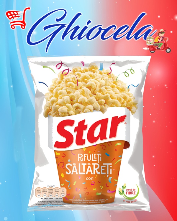 Star 90g. pufuleti sarati